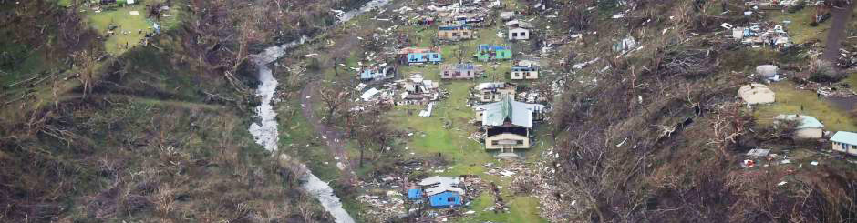 Aftermath of Cyclone Winston