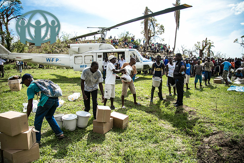 Emergency Food Distribution in Haiti