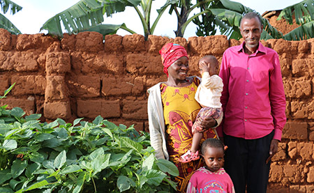 Family in Rwanda