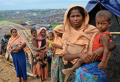 Rohingya Refugees in camp