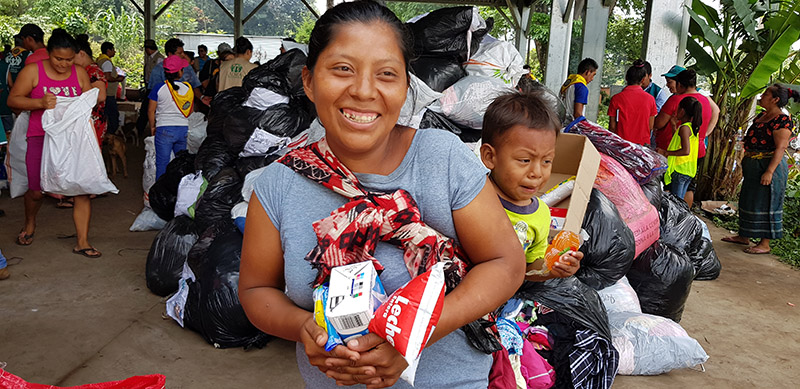 Volcano Victim Receives Assistance from ADRA