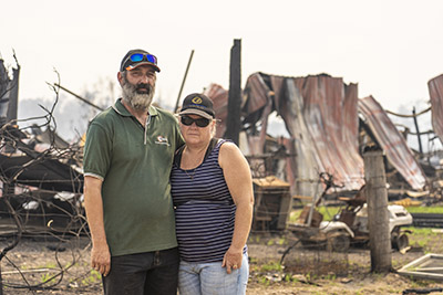 Bushfires in Cobargo, Australia, ADRA Canada